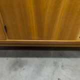 Armoire scandinave 3 portes en teck blond