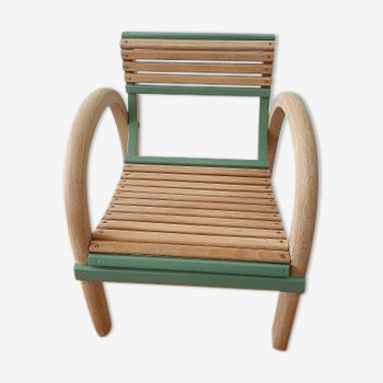 Chaise baumann en bois courbe