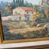 Paire de tableau provence