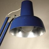 Architect's lamp in blue metal