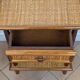 Rattan bedside table