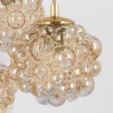 Grand cascading bubble glass chandelier Limburg, Germany, 1970s.
