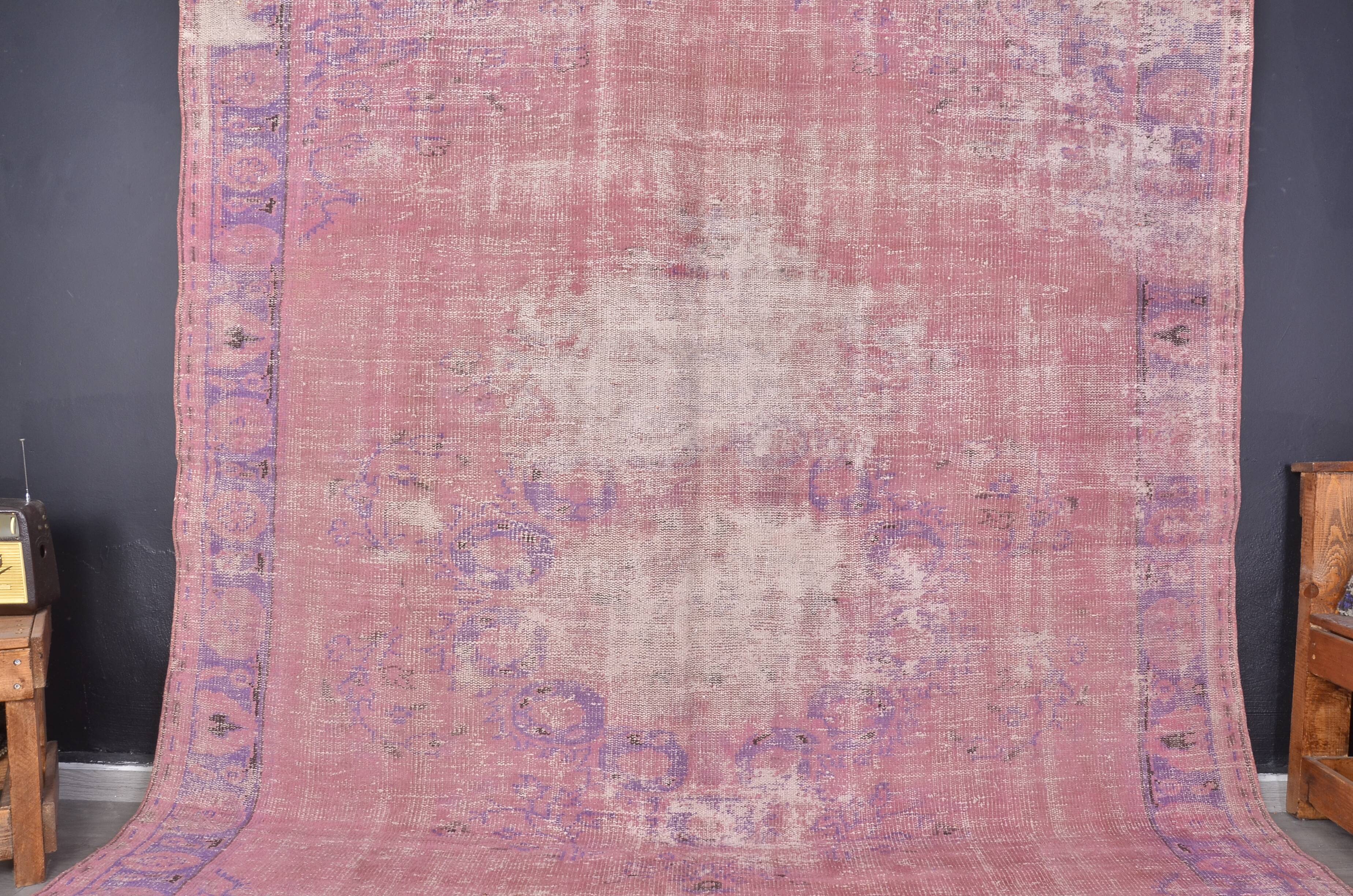 Pink Big Size Anatolian Oushak Rug sku 680
