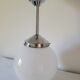 Opaline ball ceiling lamp