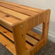 Scandinavian bench in solid pine 70s-80s