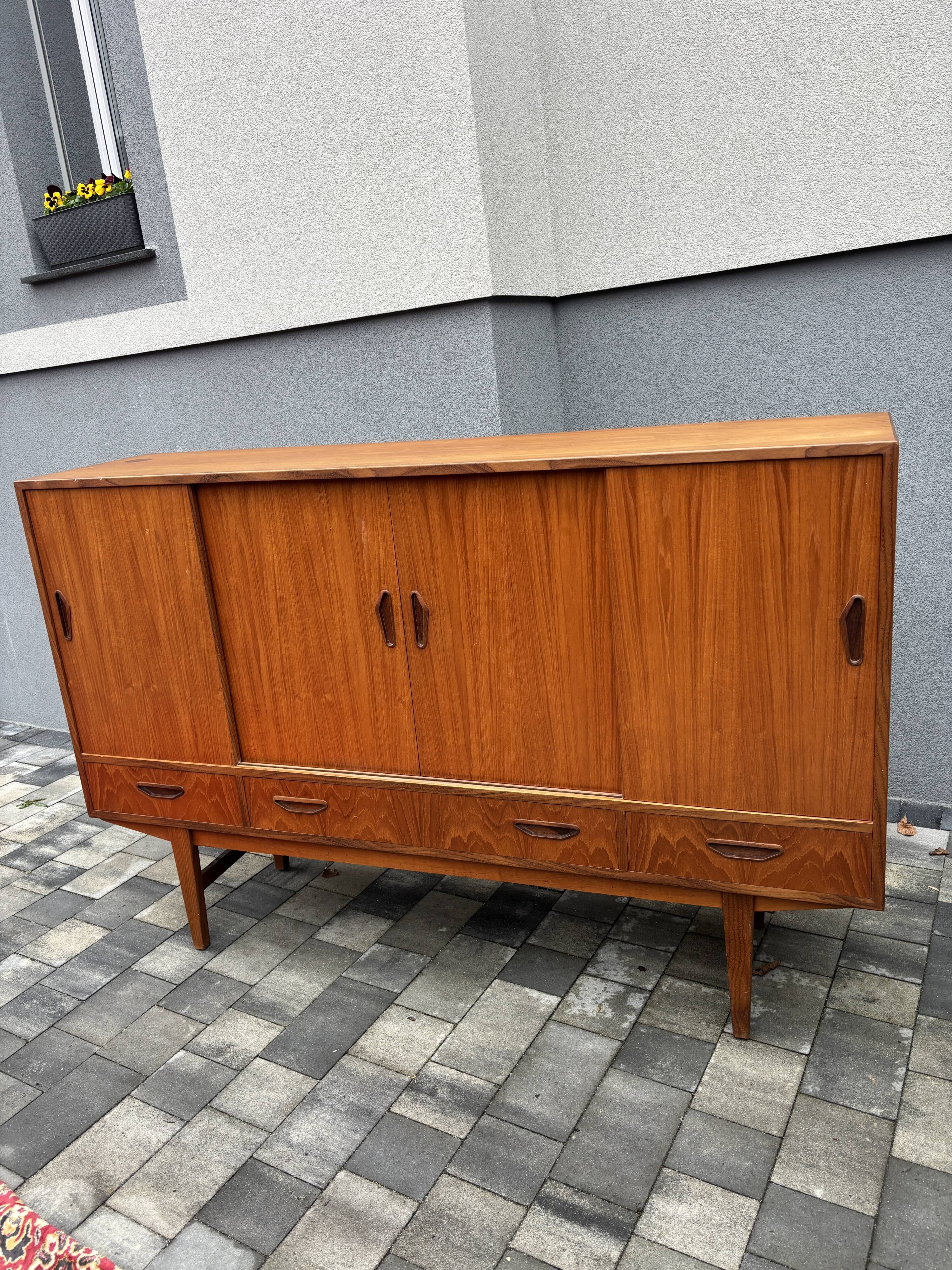 Teak sideboard, Denmark, 1970s