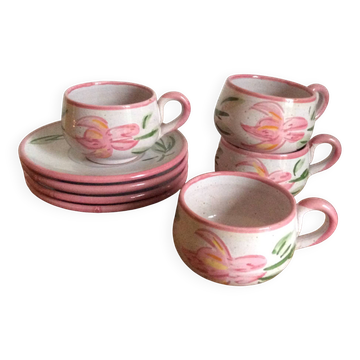 4 Vallauris coffee cups