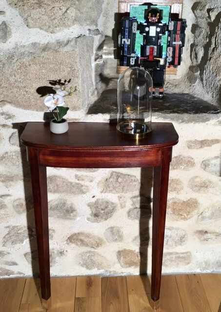 Mahogany console, first half of the 20th century