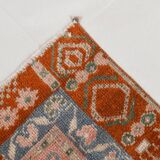 Tapis Vintage Bleu Oriental 4x9, 137x272Cm