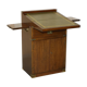 Victorian Davenport Desk in Hardwood and Leather