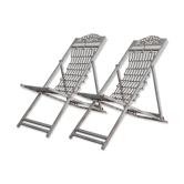 Chairs long time 1900 outside metal
