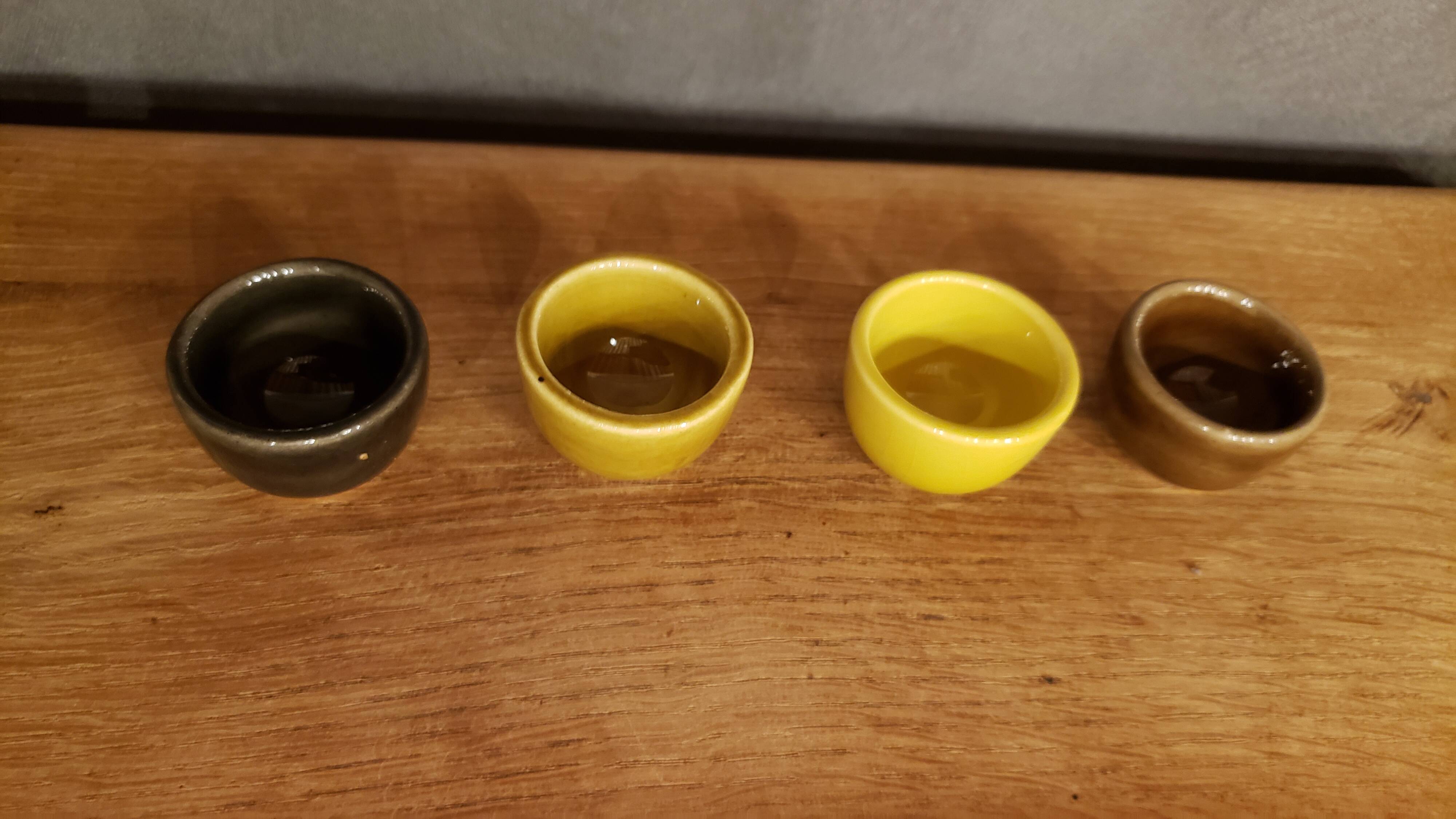 Lot of 24 small salt pots - terracotta pepper pots