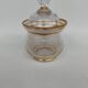 Crystal sugar bowl, early 20th century.