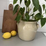 Old Digoin stoneware grease pot