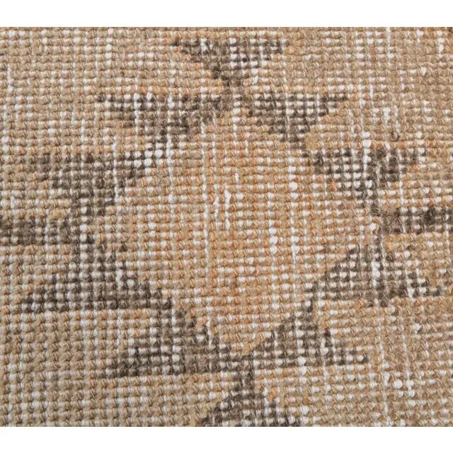Turkish Oushak wool kilim rug 96x365