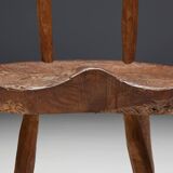 Folk Art Wabi Sabi Chair, France, 19th Century