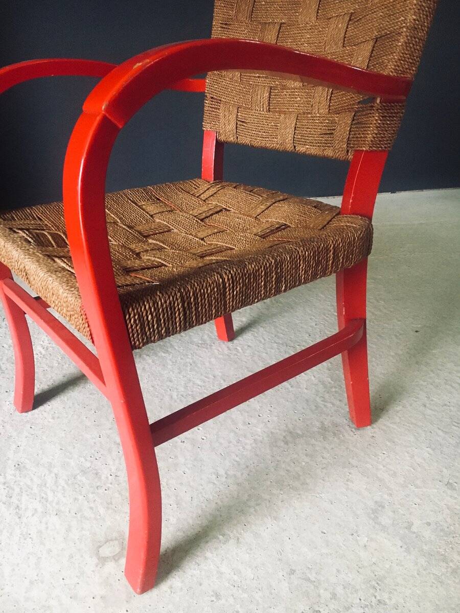 Mediterranean Armchairs, France, 1950s, Set of 2