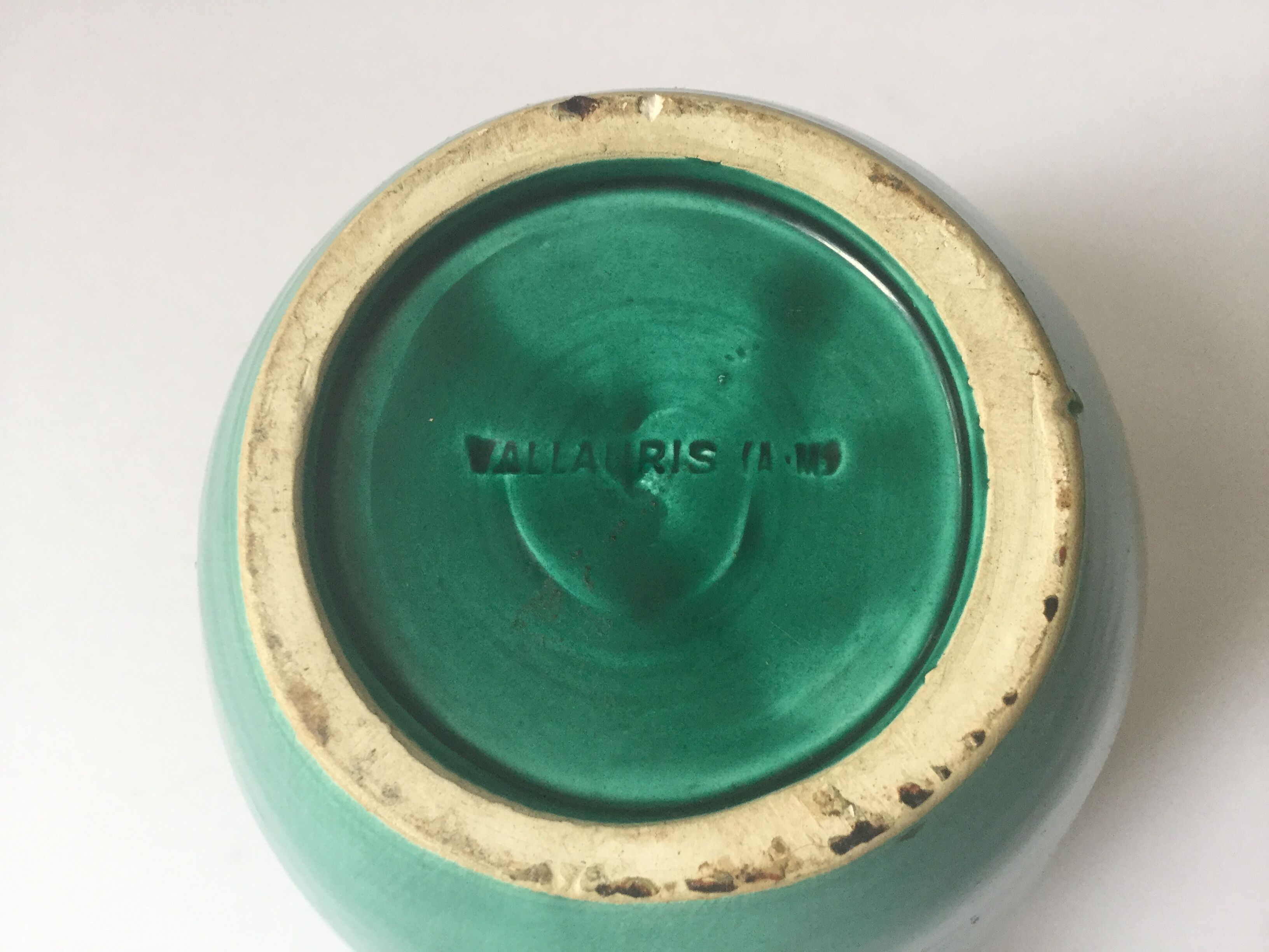 1950s ceramic pitcher Vallauris