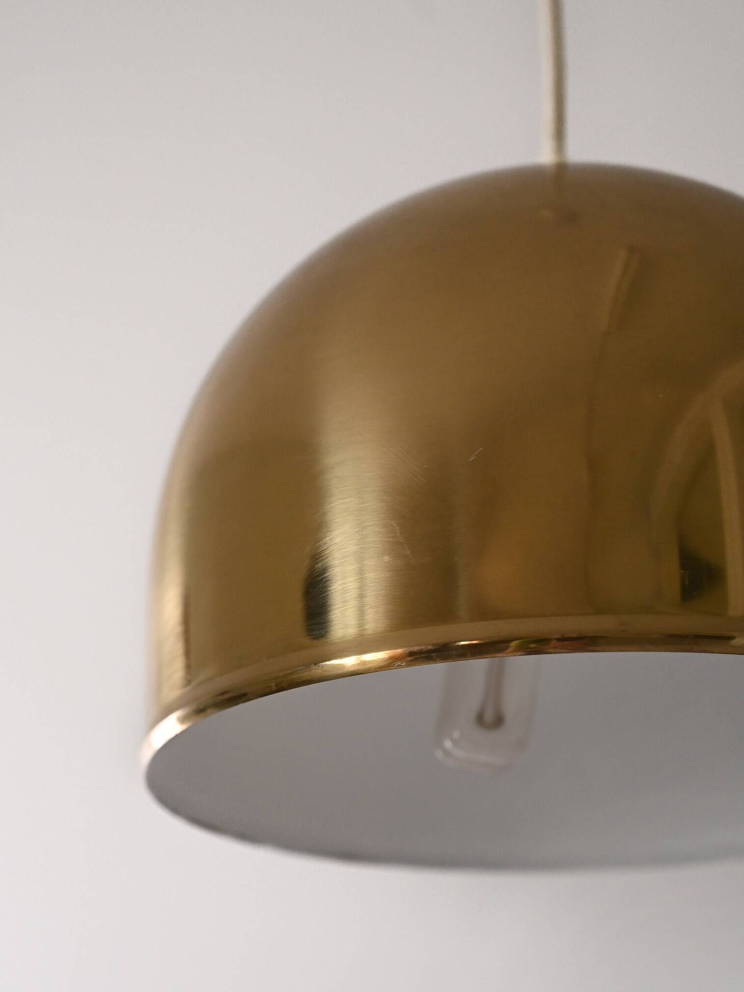 Swedish gold metal lamp