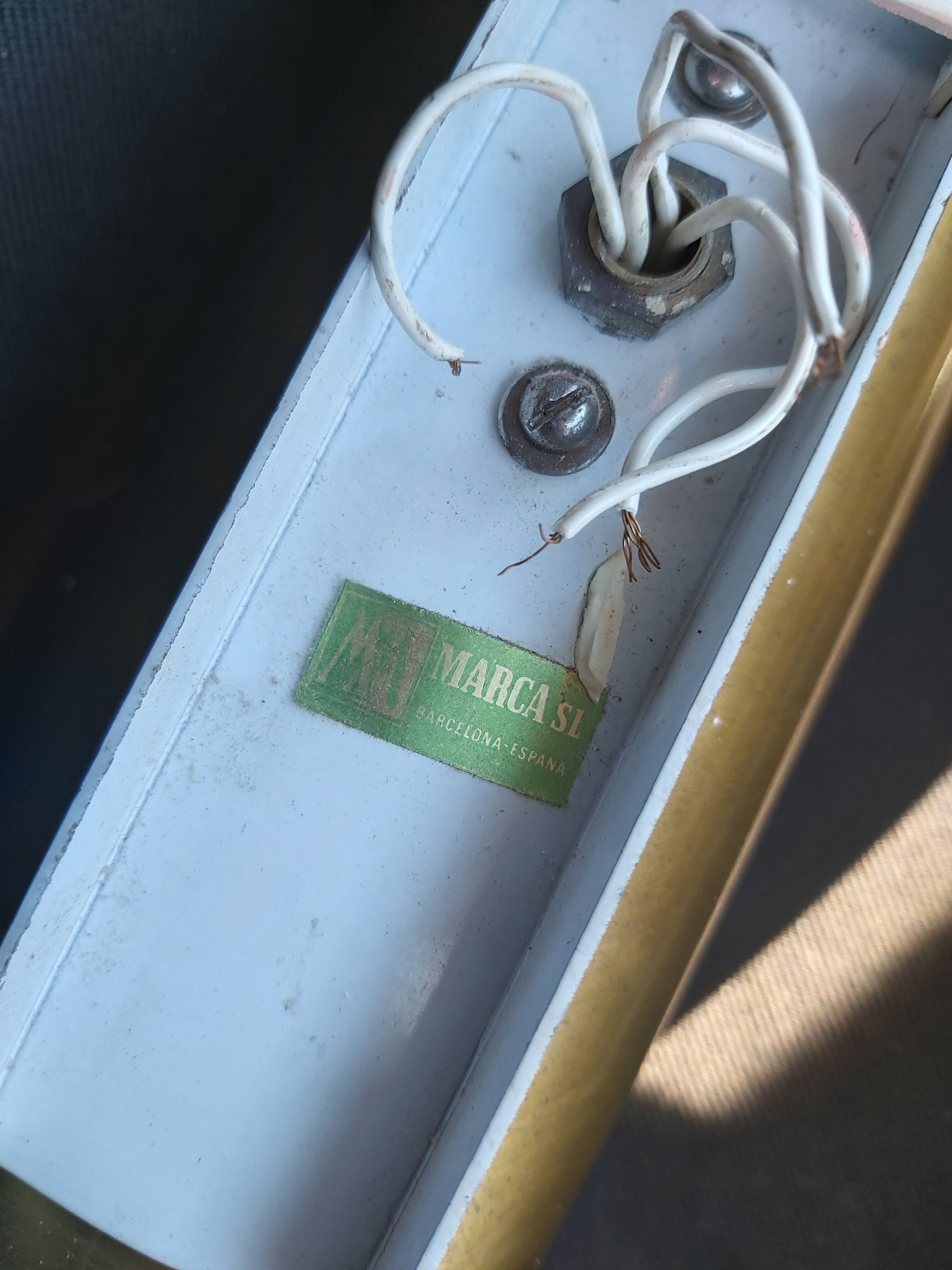 Pair to sconces S L Marca 70s