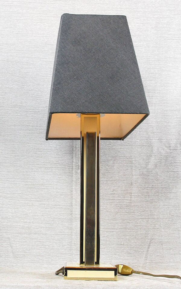 Maison Lancel, Lampe de table, style Hollywood Regency des années 1970