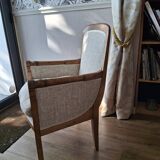 Pair of Bergère-style armchairs