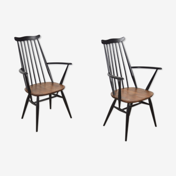 2 fauteuils ercol modèle "goldsmith"
