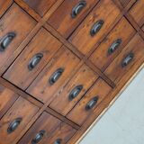 Antique French Pine Apothecary Cabinet, Early 20th Century