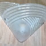 Vintage Murano glass wall lamp by TRE Venezia Italy 1980s