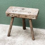 Brutalist Cowherd Stool, Tripod