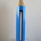 Pierre sala for vilac, blue wooden pencil lamp from the 80s