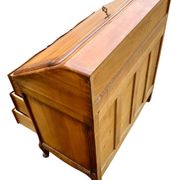 Secretary desk called "scriban" in Louis XV style made of fruitwood.