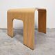 Postmodern side table made of beech plywood by Ekornes Stressless from the 1980s.
