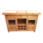Buffet de cuisine - Billot - Table de boucher