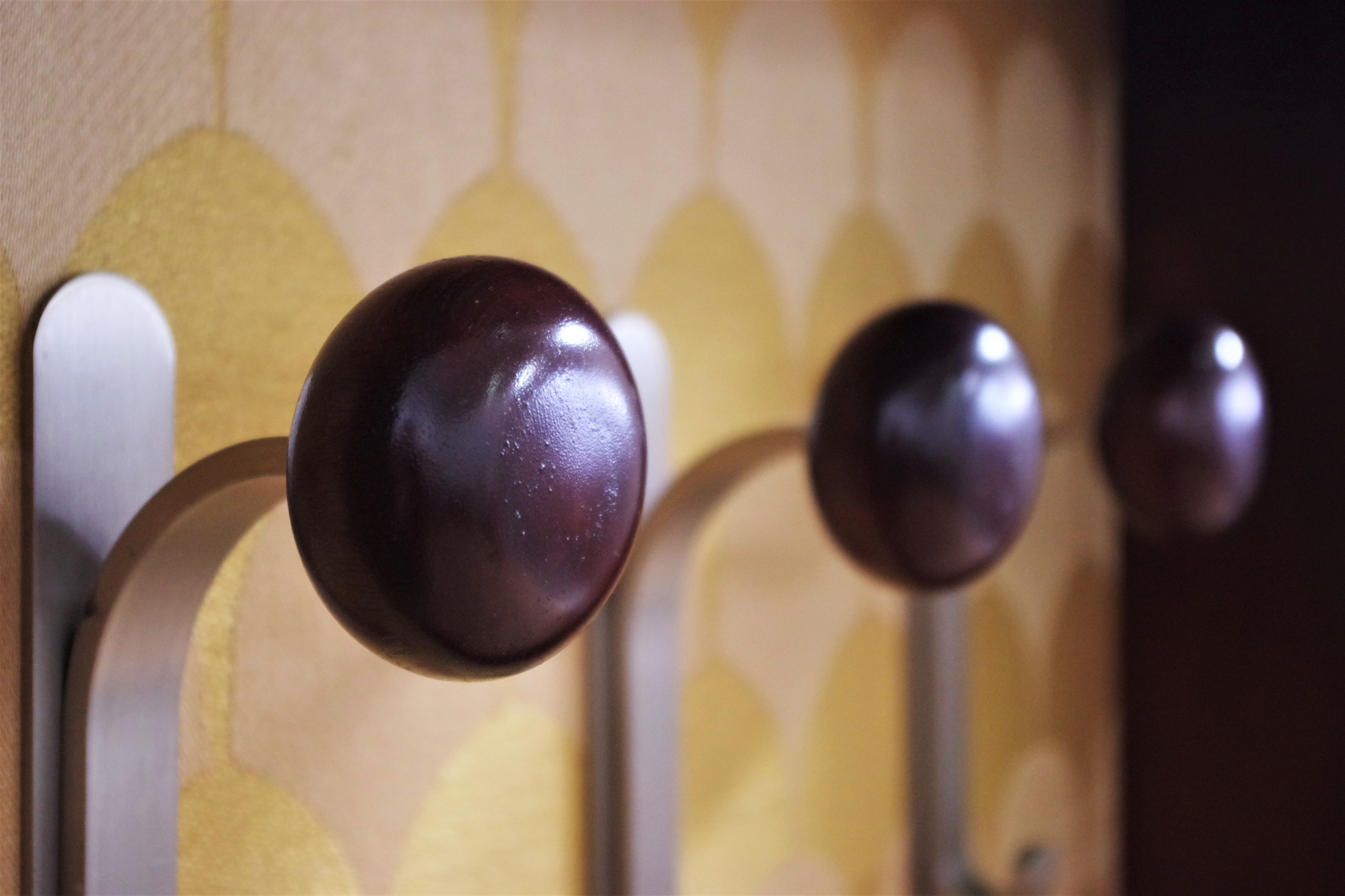 Porte-manteau vintage en bois