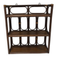 Rattan wall shelf