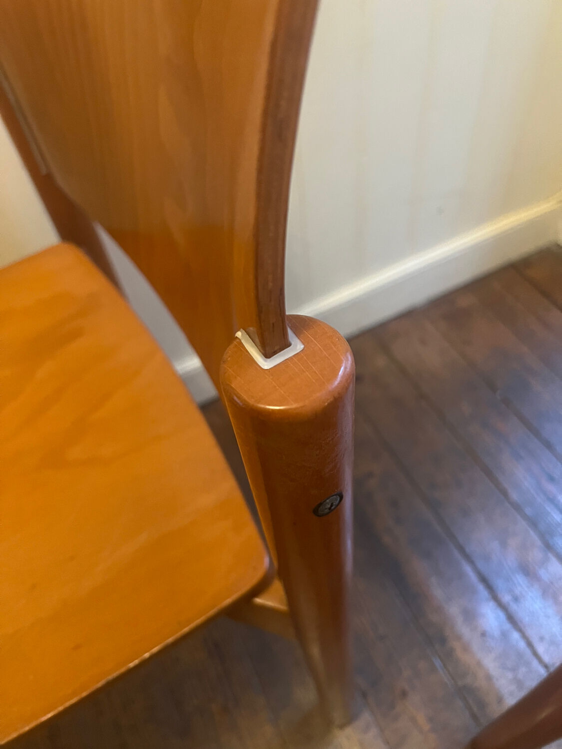 2 chaises vintage scandinave Kusch + Co