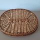 Woven rattan tray - handmade
