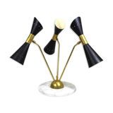 Lampe italienne butterfly noir
