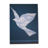 Lithograph signed and numbered René Magritte "L'oiseau de ciel" 1968, 2010