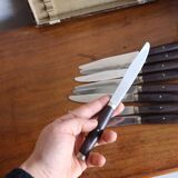 Set of 9 vintage table knives – Ace of Spades