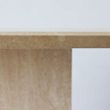 Mid century travertine side table / coffee table