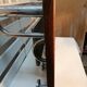 Art Deco wall rack - wood and chrome - vintage