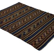 Anatolian handmade kilim rug 186 cm x 144 cm