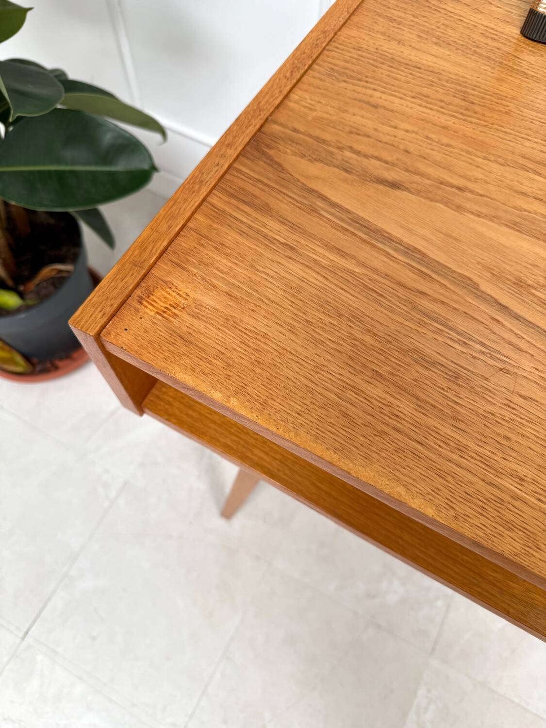 Vintage compass leg desk