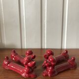 Porte-couteaux chien caniche
