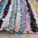 Moroccan carpet Boucherouite colored - 104 x 196 cm