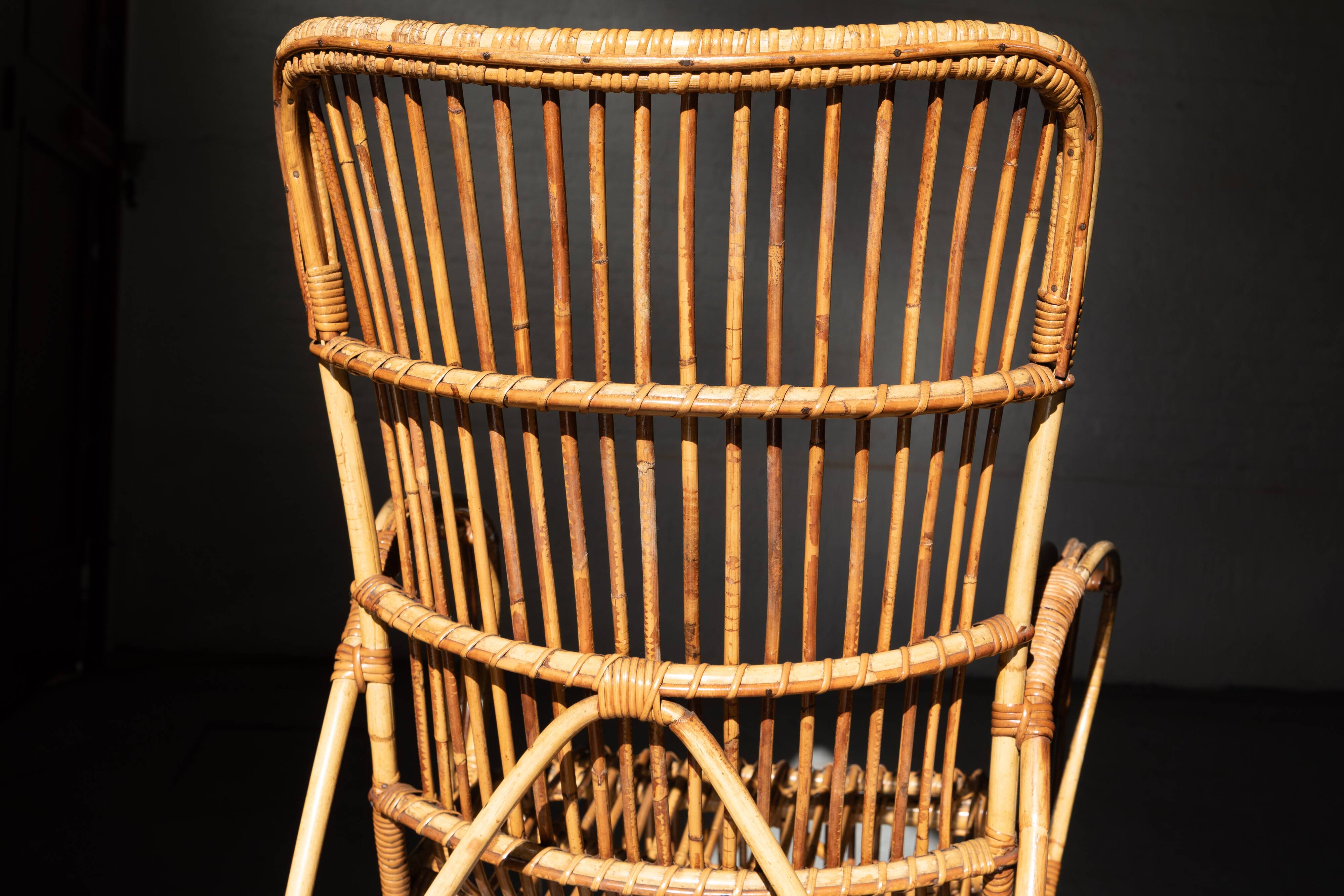 Chaise esy en rotin 'RB2' par Rosé Noordwolde