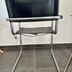 4 chrome tubular chairs