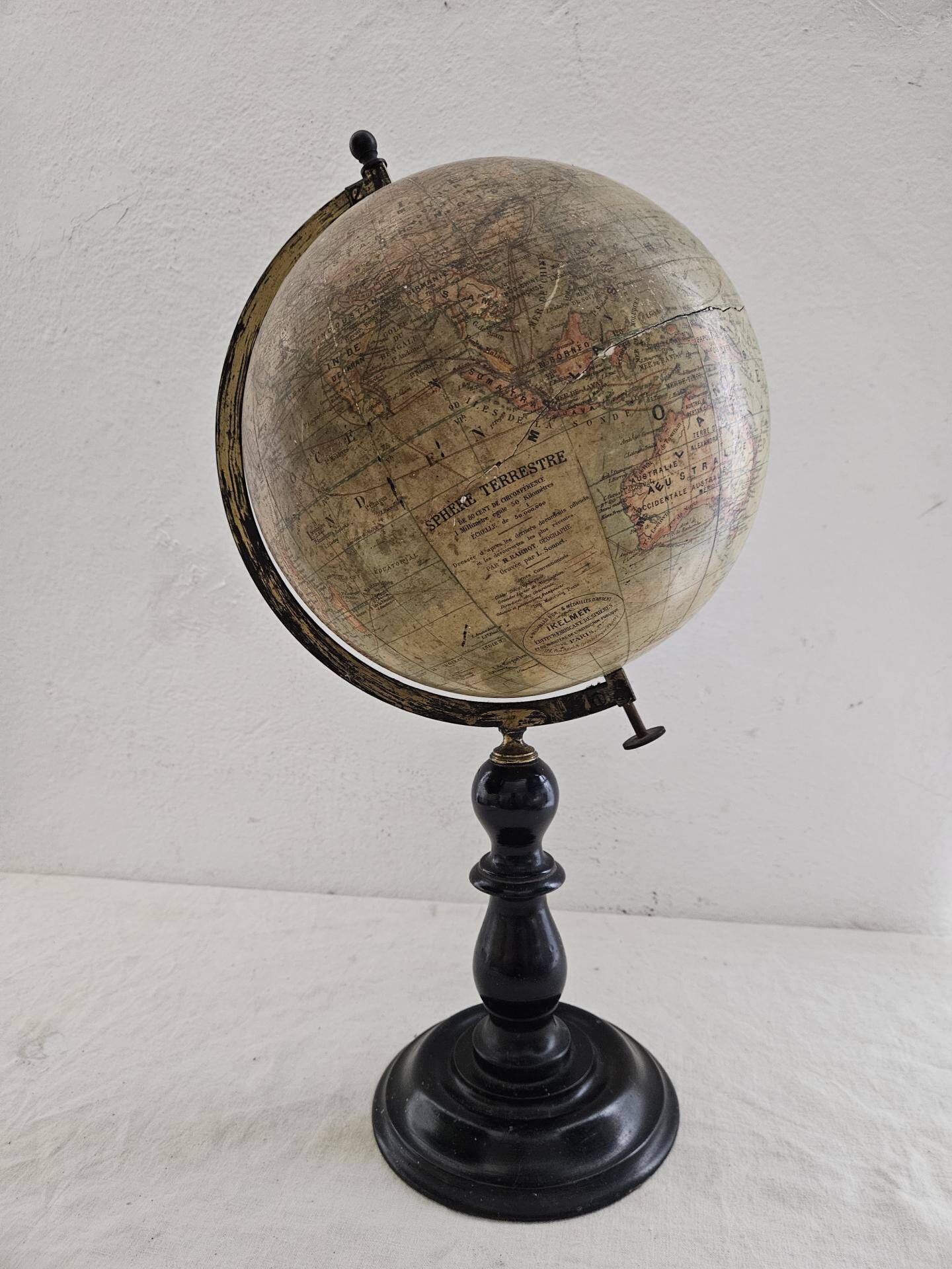 Globe terrestre Napoléon III